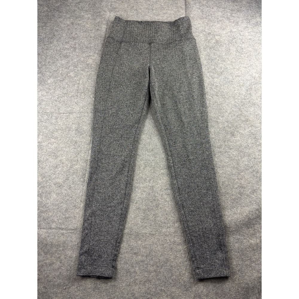 Athleta Women's XS Delancey Herringbone Back Pockets Pants Comfort Career Preppy